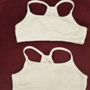 Hanna Andersson Organic Cotton Racerback Bralette Size L (2 Bralettes)